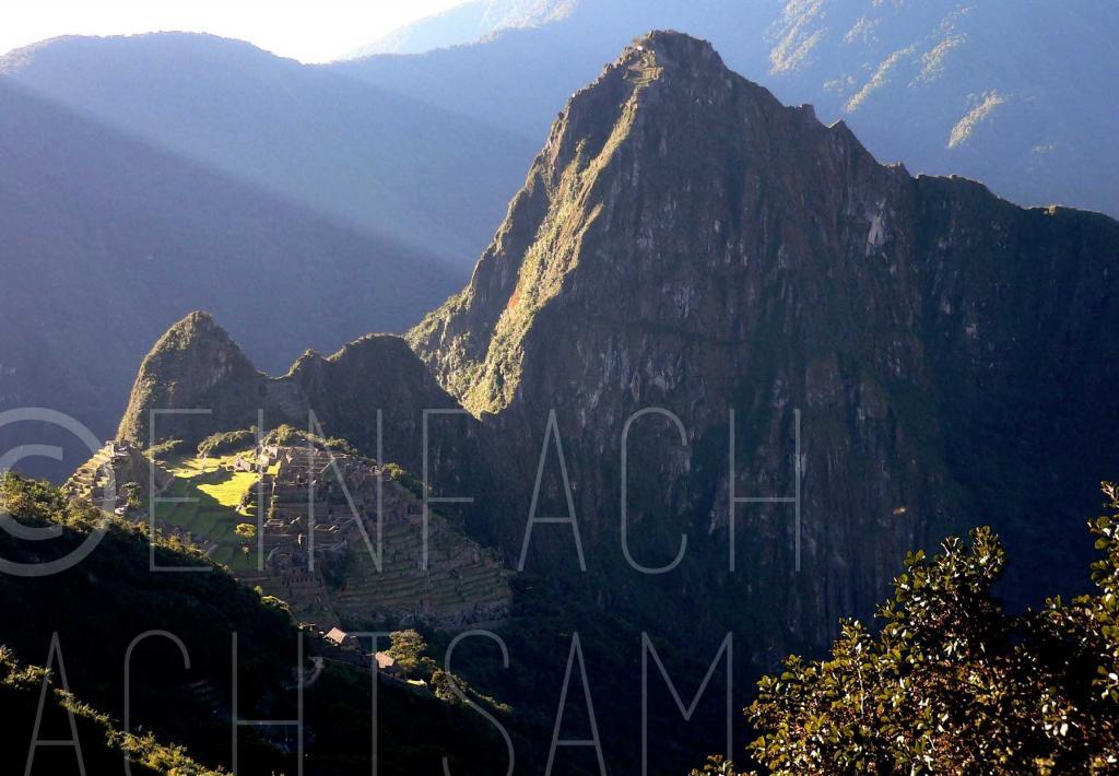 Machu Picchu im Abendlicht
